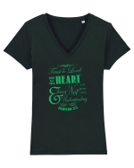 CREDINTA Tricou mânecă scurtă guler V Damă Evoker