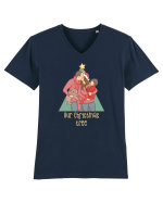 Pentru Crăciun în familie - Our Christmas tree Tricou mânecă scurtă guler V Bărbat Presenter