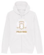 PRAYING GRANDMA Hanorac cu fermoar Unisex Connector