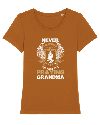 PRAYING GRANDMA Roasted Orange