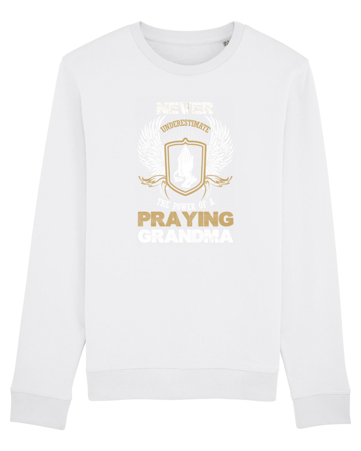 Bluză mânecă lungă Unisex Rise White