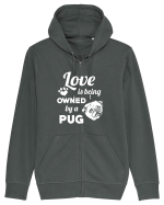 PUG Hanorac cu fermoar Unisex Connector