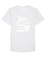 PUG Tricou mânecă scurtă guler larg Bărbat Skater