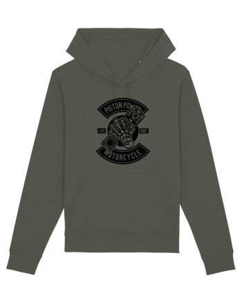 Piston Skull Motorcycle Black Khaki