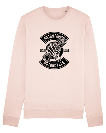 Piston Skull Motorcycle Black Candy Pink