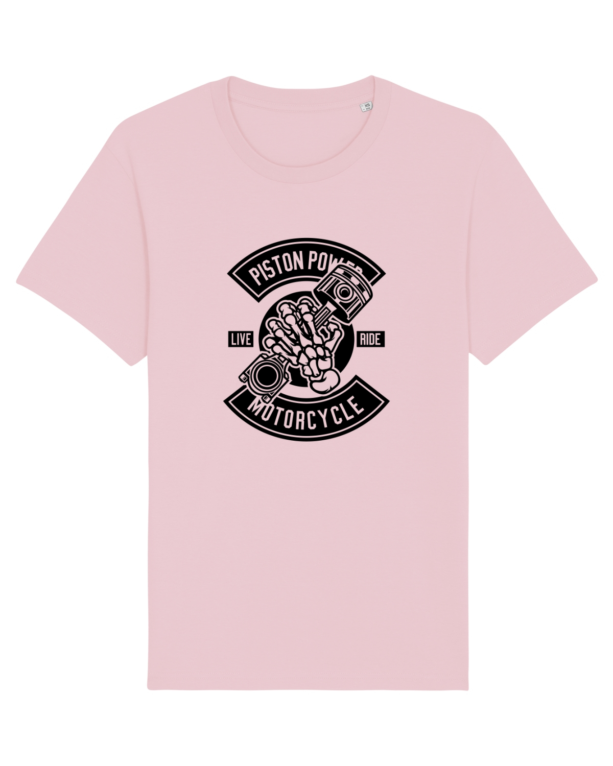Tricou mânecă scurtă Unisex Rocker Cotton Pink