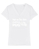 PUG Tricou mânecă scurtă guler V Damă Evoker