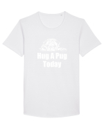 PUG Tricou mânecă scurtă guler larg Bărbat Skater