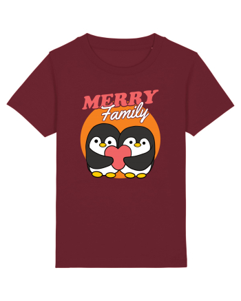 Pentru Crăciun în familie - Familia veselă, cuplu Burgundy