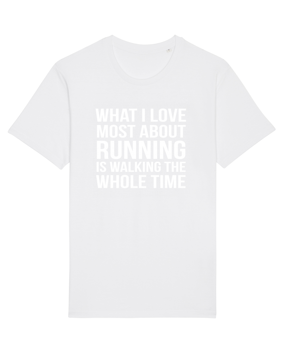 Tricou mânecă scurtă Unisex Rocker White