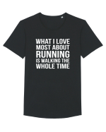 RUNNING Tricou mânecă scurtă guler larg Bărbat Skater