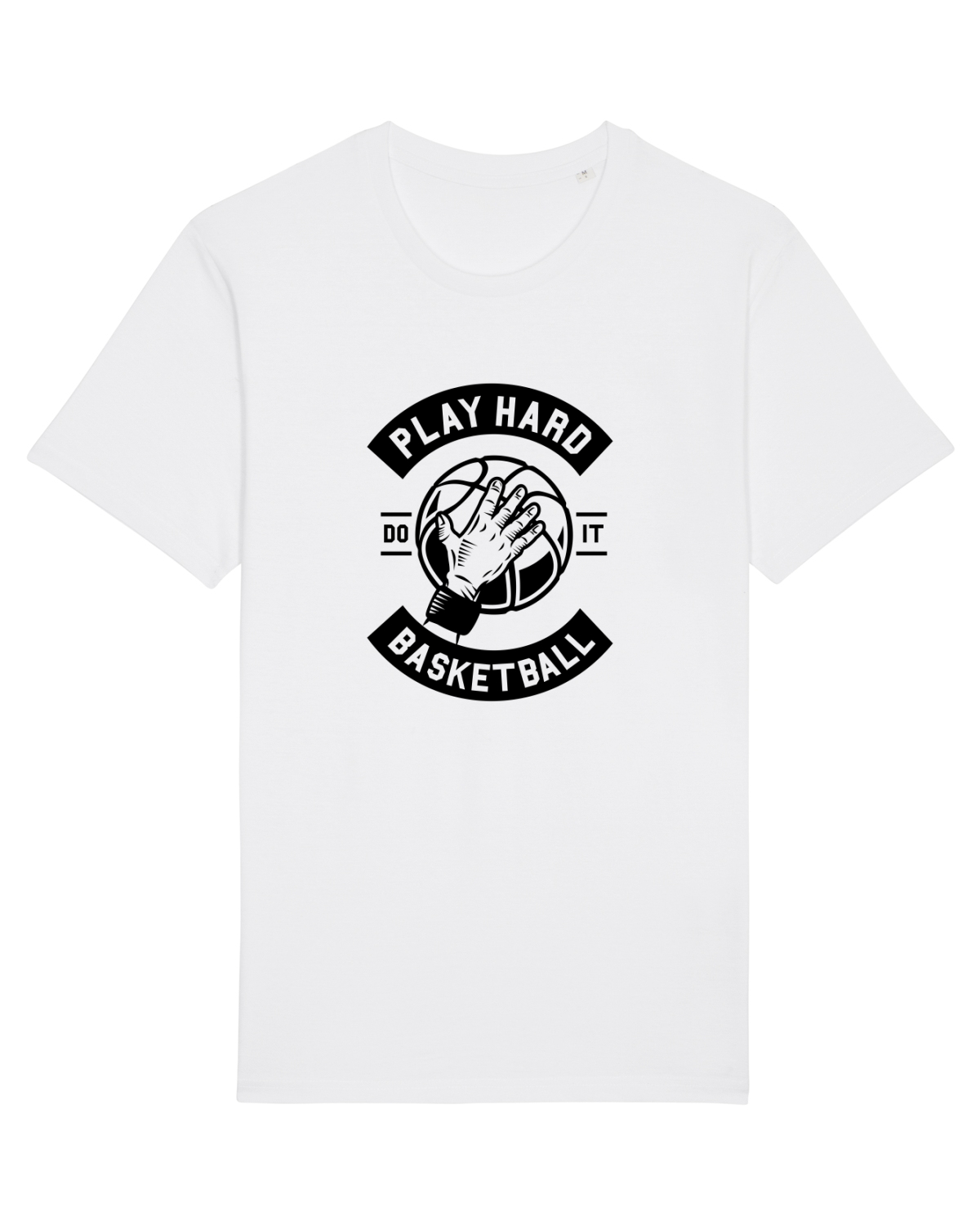Tricou mânecă scurtă Unisex Rocker White