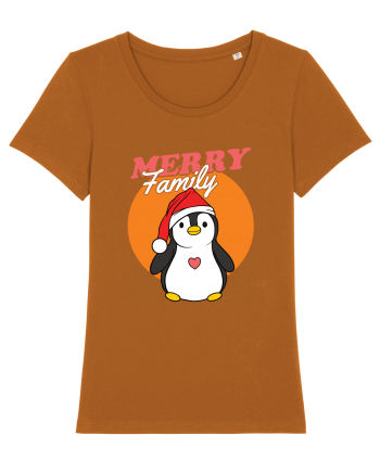 Pentru Crăciun în familie - Familia veselă, pinguin cu căciulă Roasted Orange