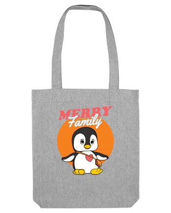 Pentru Crăciun în familie - Familia veselă, pinguin cu geantă Heather Grey