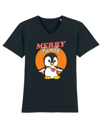 Pentru Crăciun în familie - Familia veselă, pinguin cu geantă Black