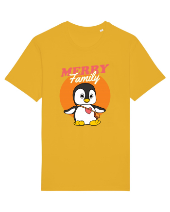 Pentru Crăciun în familie - Familia veselă, pinguin cu geantă Spectra Yellow