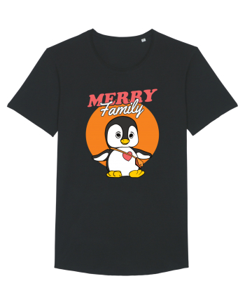 Pentru Crăciun în familie - Familia veselă, pinguin cu geantă Black