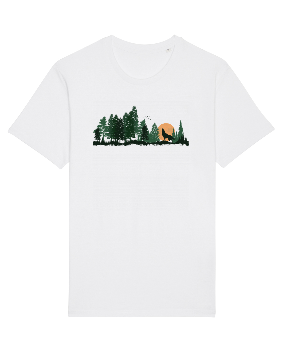 Tricou mânecă scurtă Unisex Rocker White