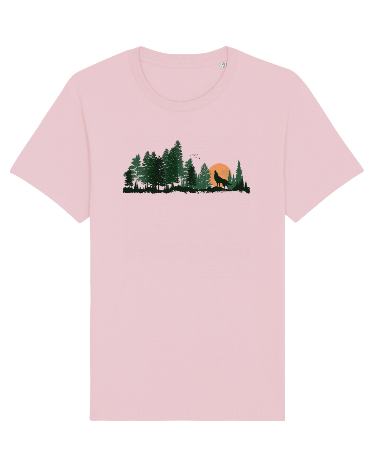 Tricou mânecă scurtă Unisex Rocker Cotton Pink