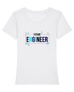Viitor Inginer - Elemente Tricou mânecă scurtă guler larg fitted Damă Expresser