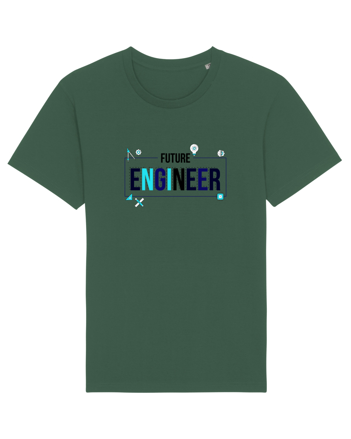 Tricou mânecă scurtă Unisex Rocker Bottle Green