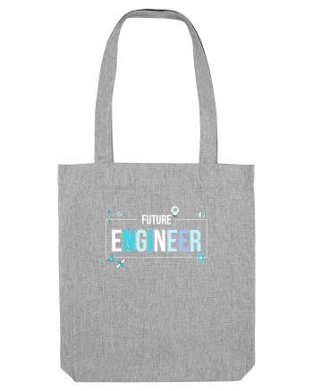 Viitor Inginer - Elemente (alb) Heather Grey