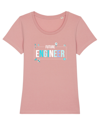 Viitor Inginer - Elemente (alb) Canyon Pink