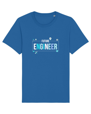 Viitor Inginer - Elemente (alb) Royal Blue
