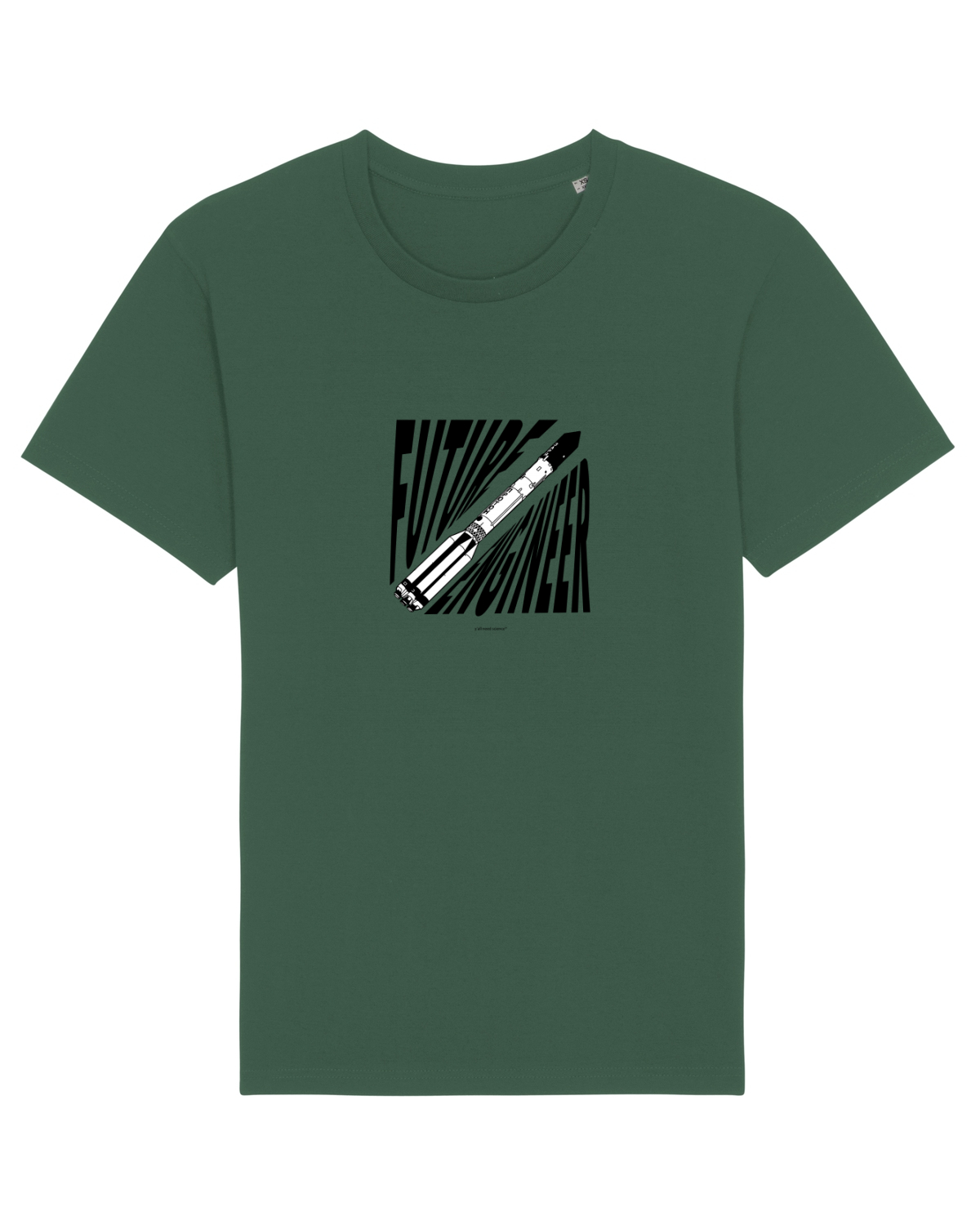Tricou mânecă scurtă Unisex Rocker Bottle Green