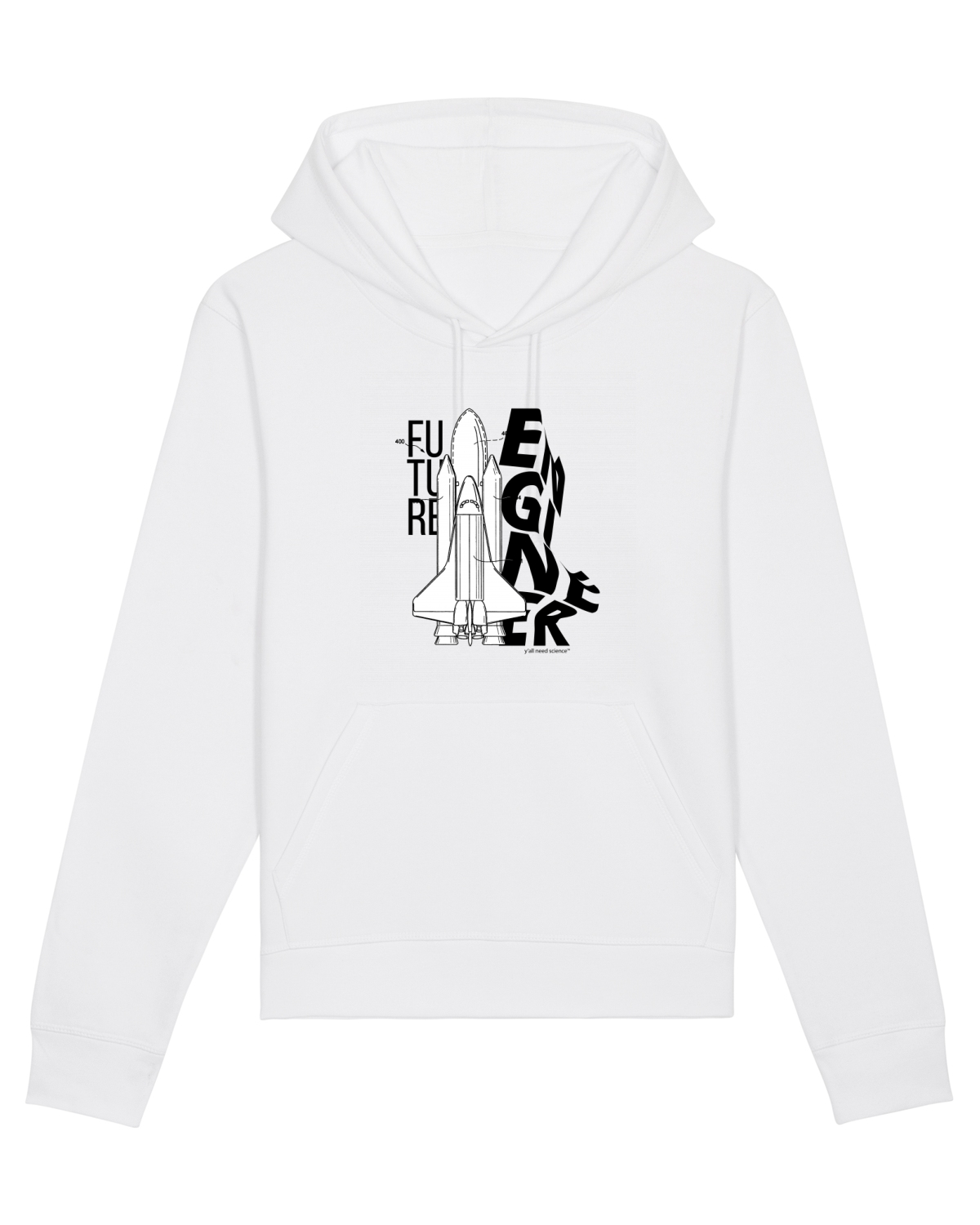 Hanorac Unisex Drummer White