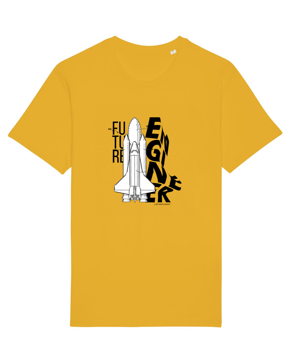 Tricou mânecă scurtă Unisex Rocker Spectra Yellow