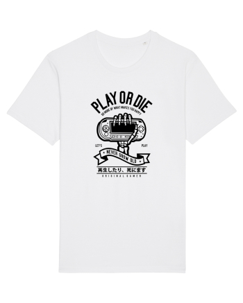 Play or Die Skeleton Black White