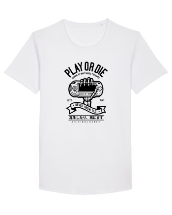 Play or Die Skeleton Black White