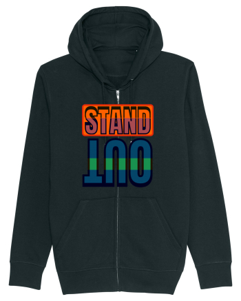 Stand Out. Motivational Quote Black