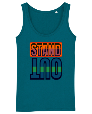 Stand Out. Motivational Quote Ocean Depth