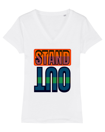 Stand Out. Motivational Quote White