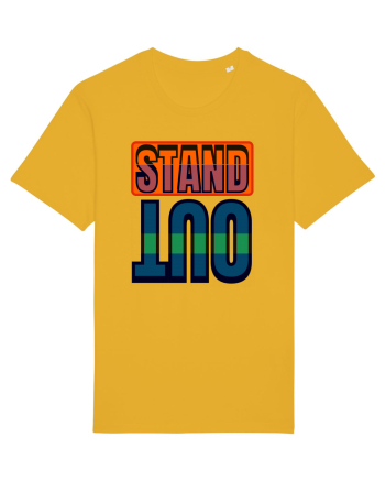 Stand Out. Motivational Quote Spectra Yellow