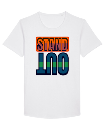 Stand Out. Motivational Quote White