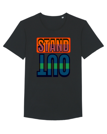 Stand Out. Motivational Quote Black