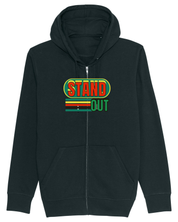Stand Out. Motivational Quote Black