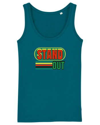 Stand Out. Motivational Quote Ocean Depth