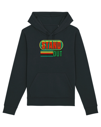 Stand Out. Motivational Quote Black