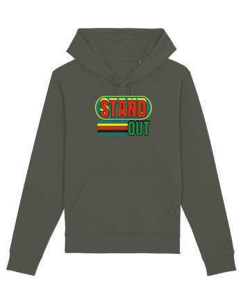 Stand Out. Motivational Quote Khaki