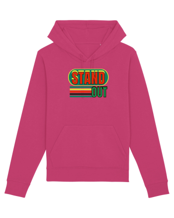 Stand Out. Motivational Quote Raspberry