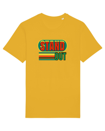 Stand Out. Motivational Quote Spectra Yellow