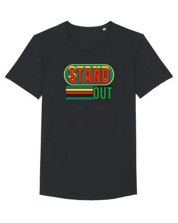 Stand Out. Motivational Quote Black