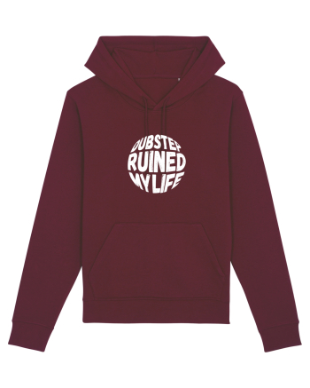 Dubstep Ruined My Life (sferă) alb Burgundy