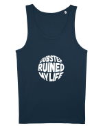 Dubstep Ruined My Life (sferă) alb Maiou Bărbat Runs