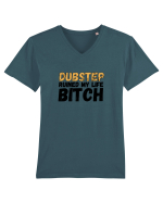 Dubstep Ruined My Life B**ch Tricou mânecă scurtă guler V Bărbat Presenter