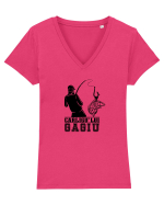 Carligu' lui Gagiu Tricou mânecă scurtă guler V Damă Evoker